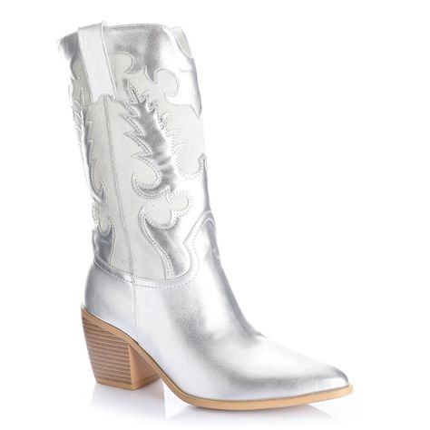 Bota Mujer Plata Via Uno 12512302-3