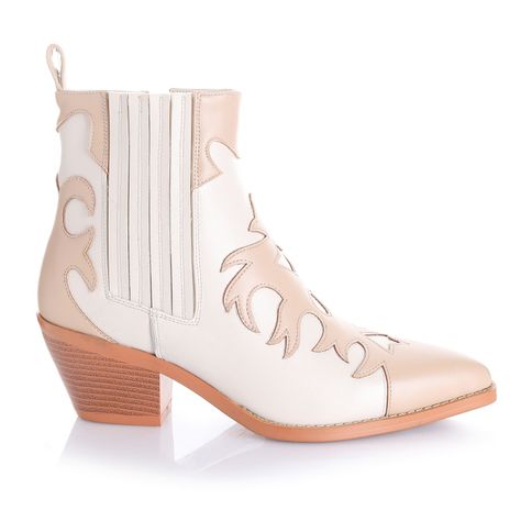 Botin Mujer Beige Via Uno 12512403-0