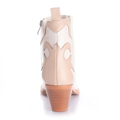 Botin Mujer Beige Via Uno 12512403-1