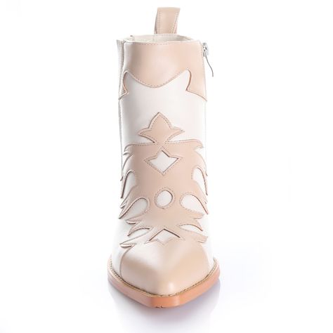Botin Mujer Beige Via Uno 12512403-2