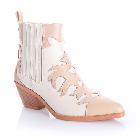 Botin Mujer Beige Via Uno 12512403-3