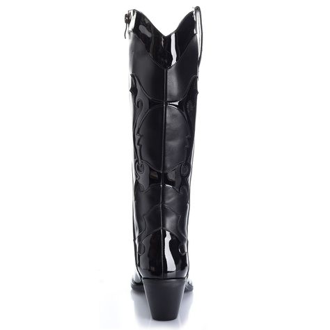 Bota Mujer Negro Via Uno 12512305-1