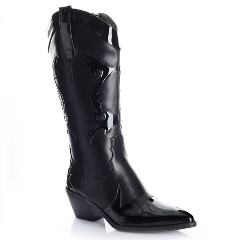 Bota Mujer Negro Via Uno 12512305-3