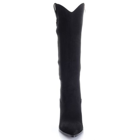 Bota Mujer Negro Via Uno 12513302-2