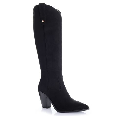 Bota Mujer Negro Via Uno 12513302-3