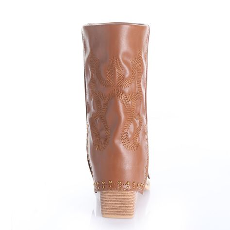 Botin Mujer Camel Via Uno 12512412-1