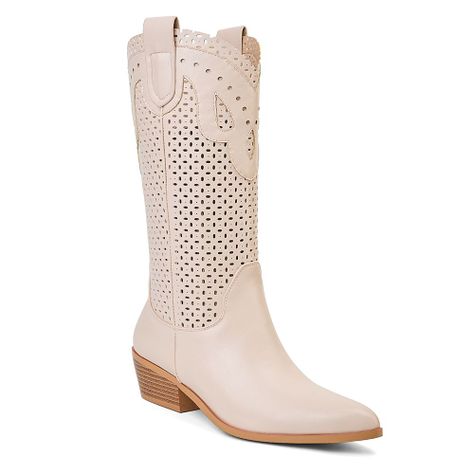 Bota Mujer Crema Via Uno 12511301-3