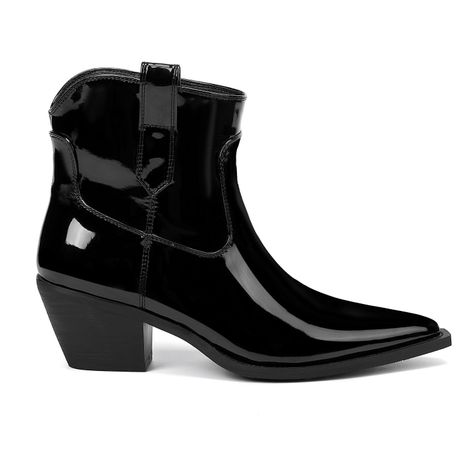 Botin Mujer Negro Via Uno 12512407-0
