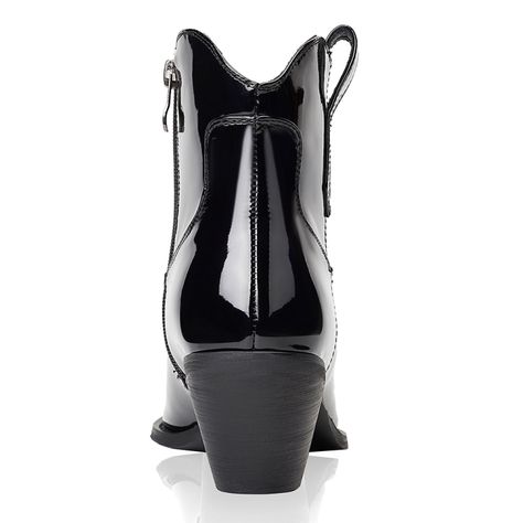 Botin Mujer Negro Via Uno 12512407-1