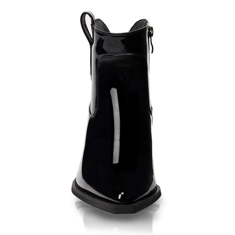 Botin Mujer Negro Via Uno 12512407-2