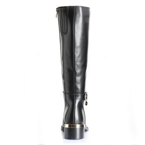 Bota Mujer Negro Via Uno 12531315-1