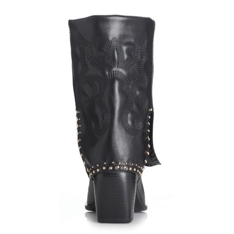 Botin Mujer Negro Via Uno 12512412-1