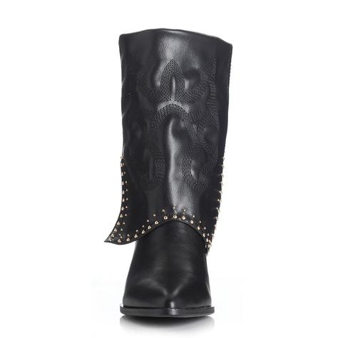 Botin Mujer Negro Via Uno 12512412-2