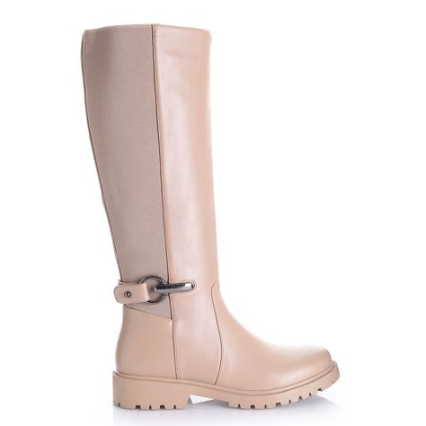 Bota Mujer Beige Via Uno 12531317-0