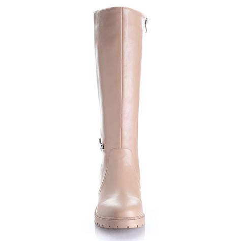 Bota Mujer Beige Via Uno 12531317-2