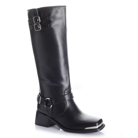 Bota Mujer Negro Via Uno 12532305-3