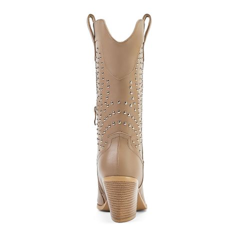Bota Mujer Beige Via Uno 12512301-1