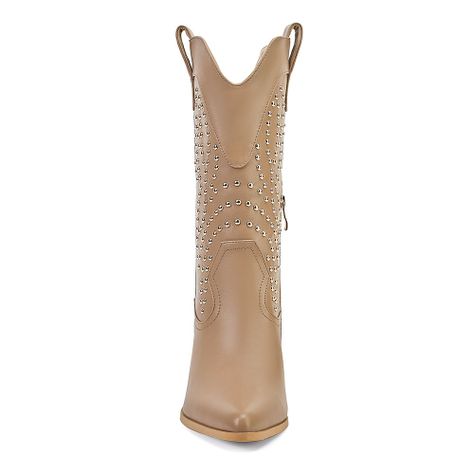 Bota Mujer Beige Via Uno 12512301-2