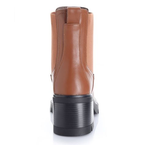 Botin Mujer Camel Via Uno 12532402-1