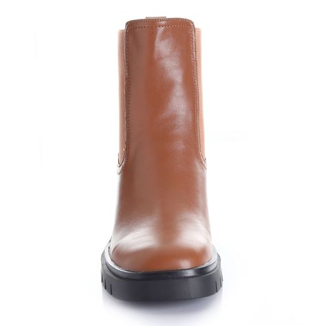 Botin Mujer Camel Via Uno 12532402-2