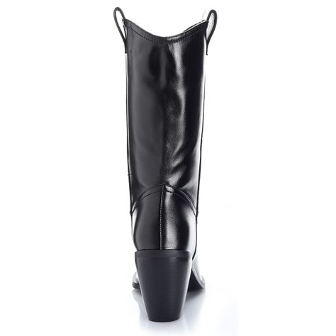 Bota Mujer Negro Via Uno 12512311-1