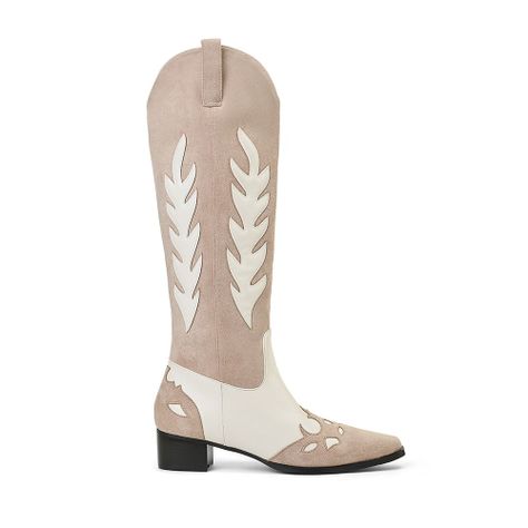 Bota Mujer Beige Via Uno 12531313-0
