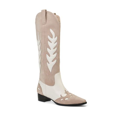 Bota Mujer Beige Via Uno 12531313-3
