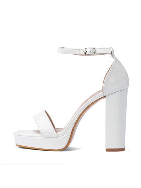 Sandalia Taco Fiesta Blanca Mujer Weide YOU189-1