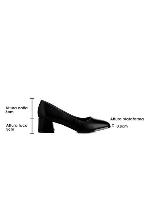 Zapatos Negro Formal Mujer Weide GH105-1-5