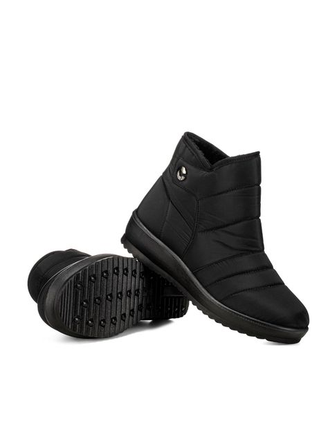 Botin Negro Casual Mujer Weide TFA189-4