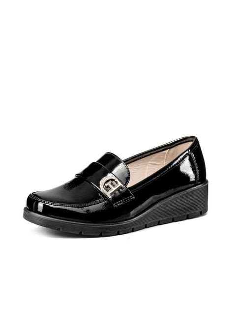Mocasin Casual Mujer Charol Vintage Comodo Cuña Weide JML10-0