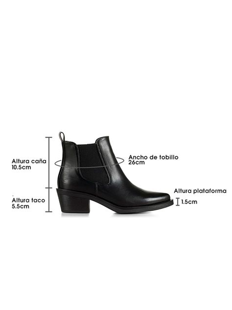 Botin Mujer Celia Negro Weide-5