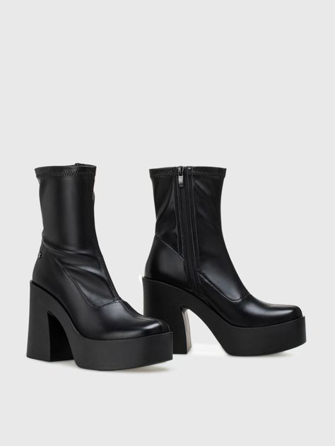 Botin Mujer Ángela Negro Weide-4