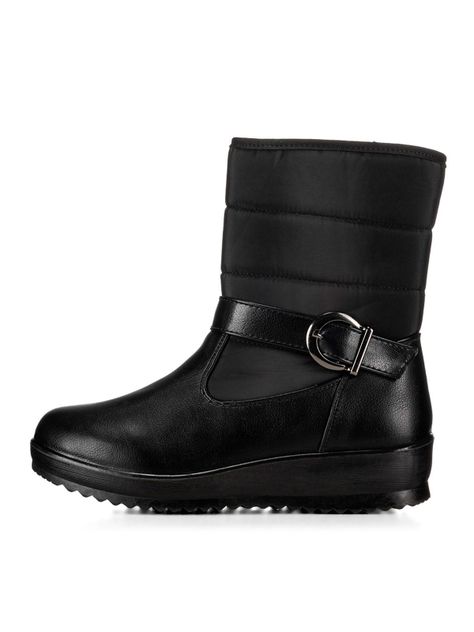 Botin Negro Casual Mujer Weide TFA190-3