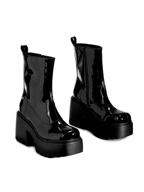 Botin Negro Casual Mujer Weide CZY589-4