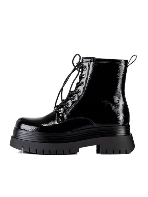 Botin Negro Casual Mujer Weide RT01-2