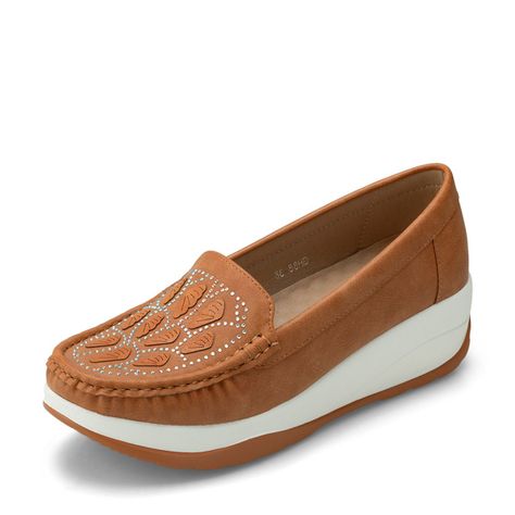 Mocasin Victoria Beige Weide-0