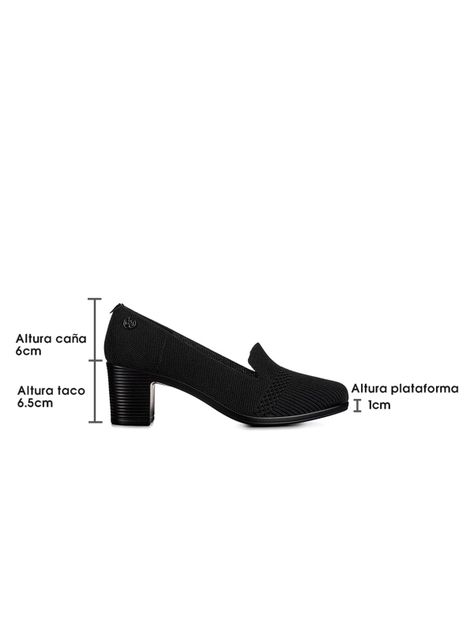 Zapatos Negro Casual Mujer Weide GH115-4