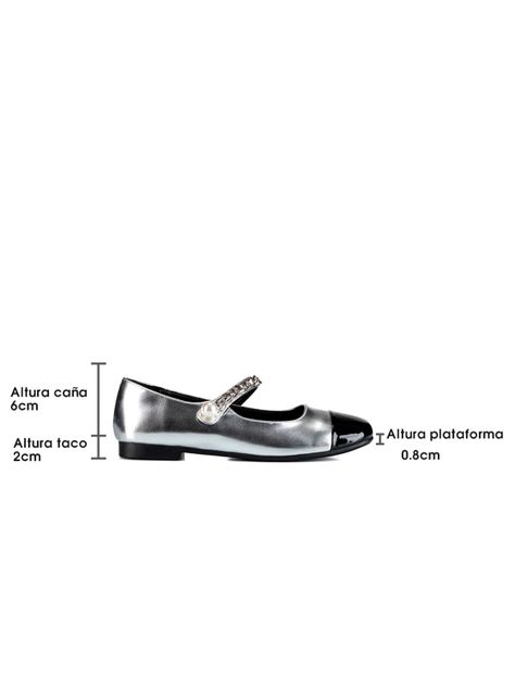 Zapatos Taco Plateado Formal Mujer Weide YL68-6