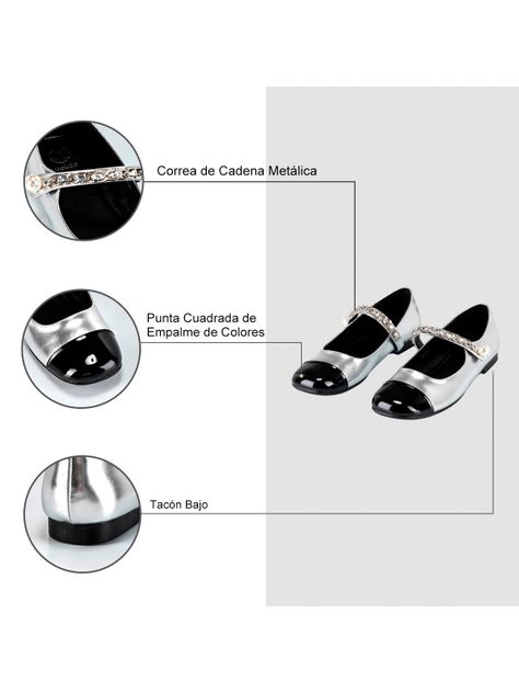 Zapatos Taco Plateado Formal Mujer Weide YL68-7