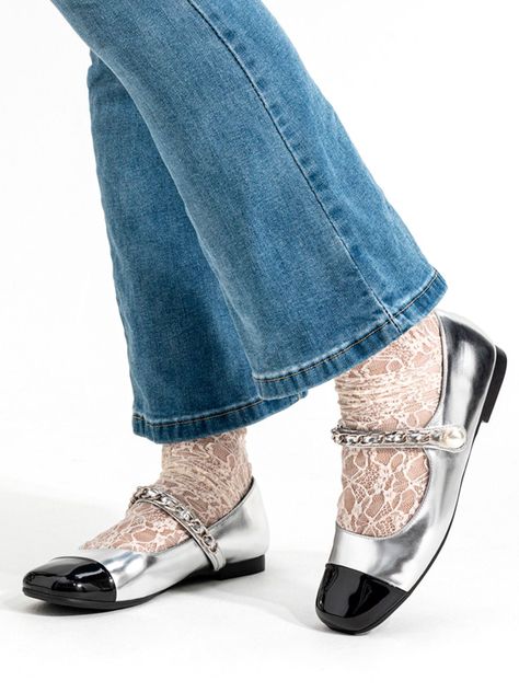 Zapatos Taco Plateado Formal Mujer Weide YL68-8