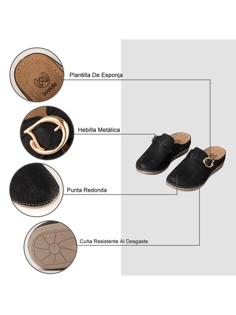 Sandalias Casual Mujer Plataforma Cuña Weide JS72-5