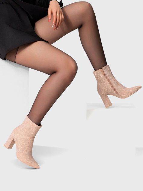 Botin Mujer Mia champan Weide-1