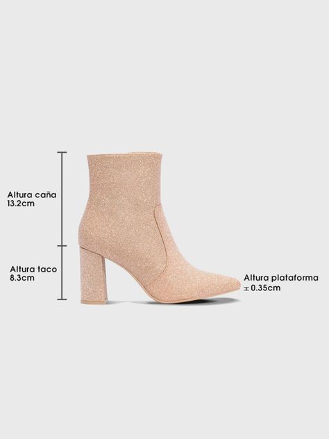 Botin Mujer Mia champan Weide-5