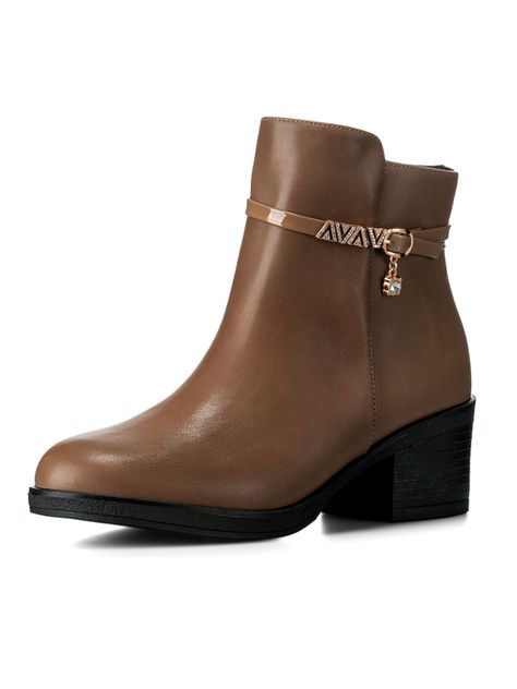 Botin Caqui Casual Mujer Weide GH111-0
