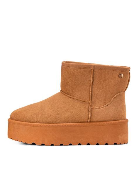 Botin Camel Casual Mujer Weide LT122-2