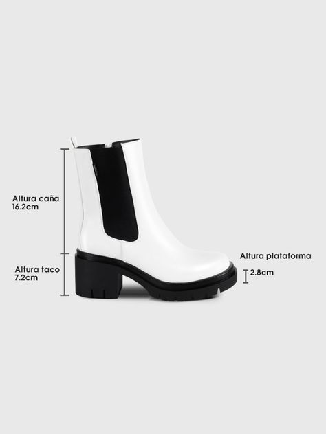 Botin Mujer Clara Blanco Weide-5