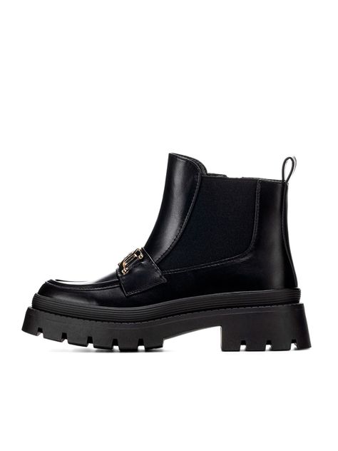 Botin Negro Casual Mujer Weide HX305-4