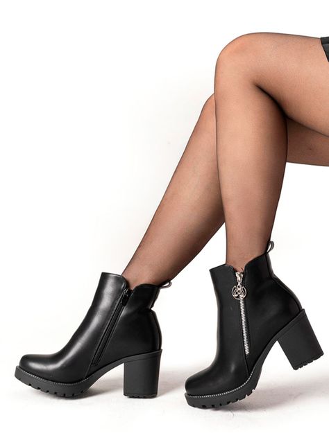 Botin Mujer Rocio Negro Weide-1