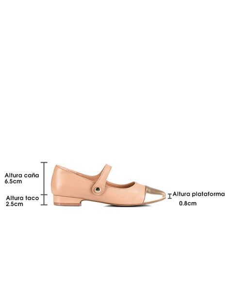 Zapatos Taco Beige Weide YL67-5